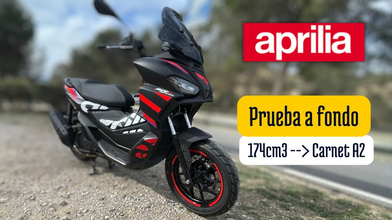 🛵😉APRILIA SR GT 200, ¿El mejor inicio en el CARNET A2?|TEST DRIVE EN ESPAÑOL| #review #scooter #fyp