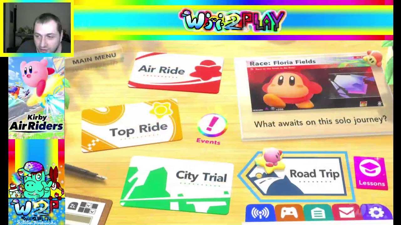 Wii2PLAY LIVE) 'Kirby Air Riders' One.. last.. ROAD TRIP! (SUPER HARD on New Game+)