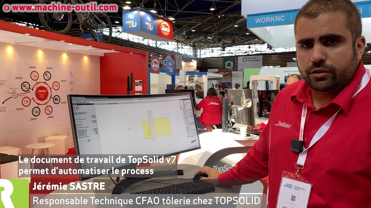 Automatisation de la programmation des machines de découpe laser plasma et jet d'eau - Topsolid'Cut