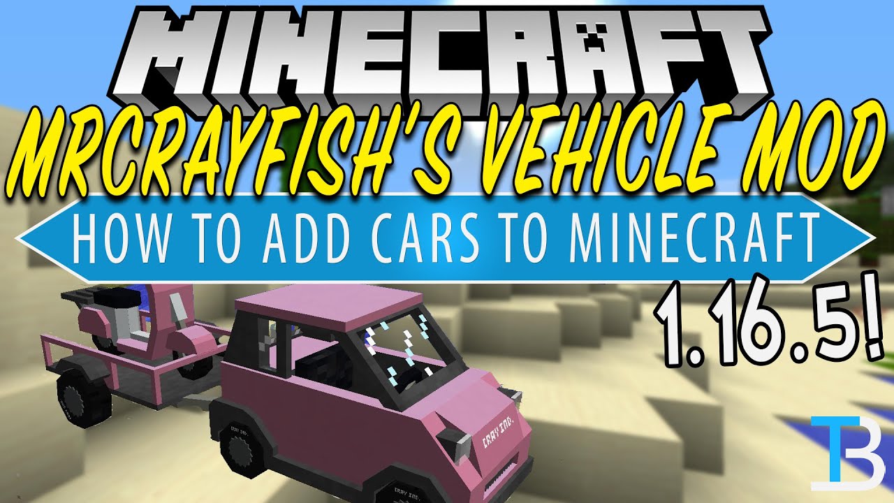 How To Get Cars in Minecraft 1.16.5 with MrCrayfish’s Vehicle Mod (Cars, Motorcycles, & More!)