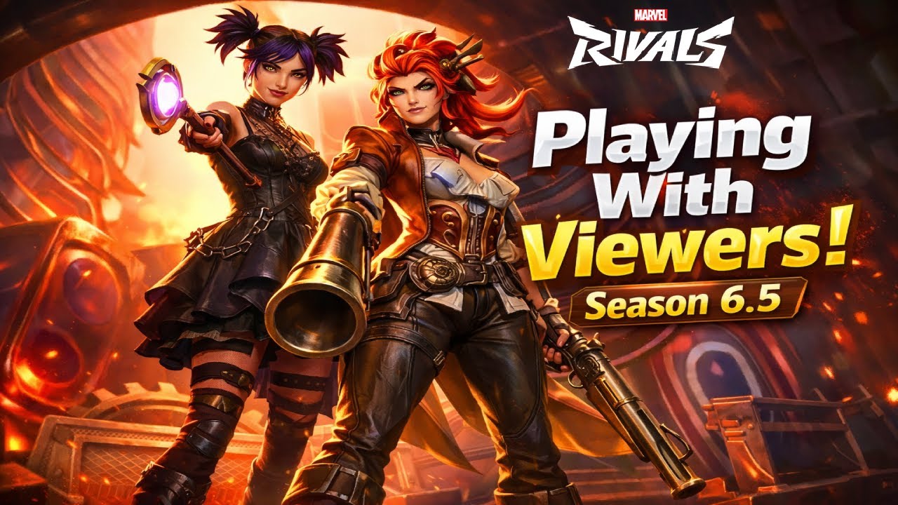 Working Out & Playing With Viewers in Marvel Rivals Season 6.5 LIVE! 💥