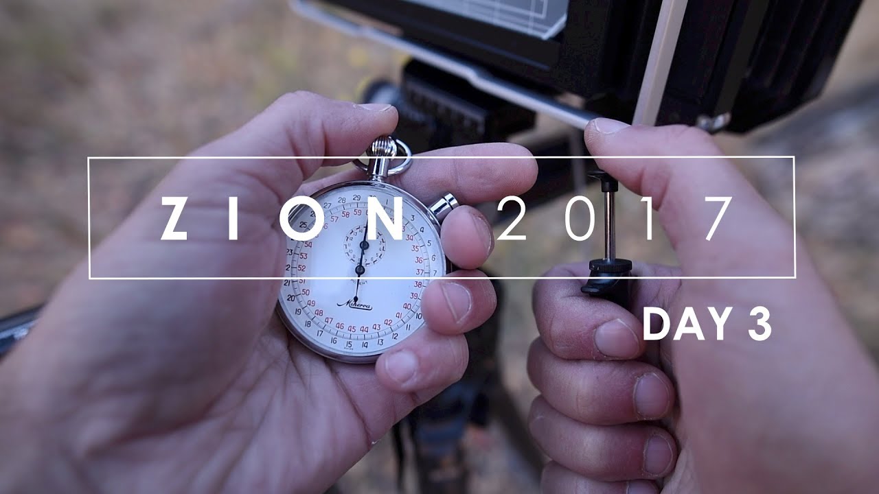 Zion Fall 2017: (Day 3) Landscape Photography: Shooting Maples on Large Format Film