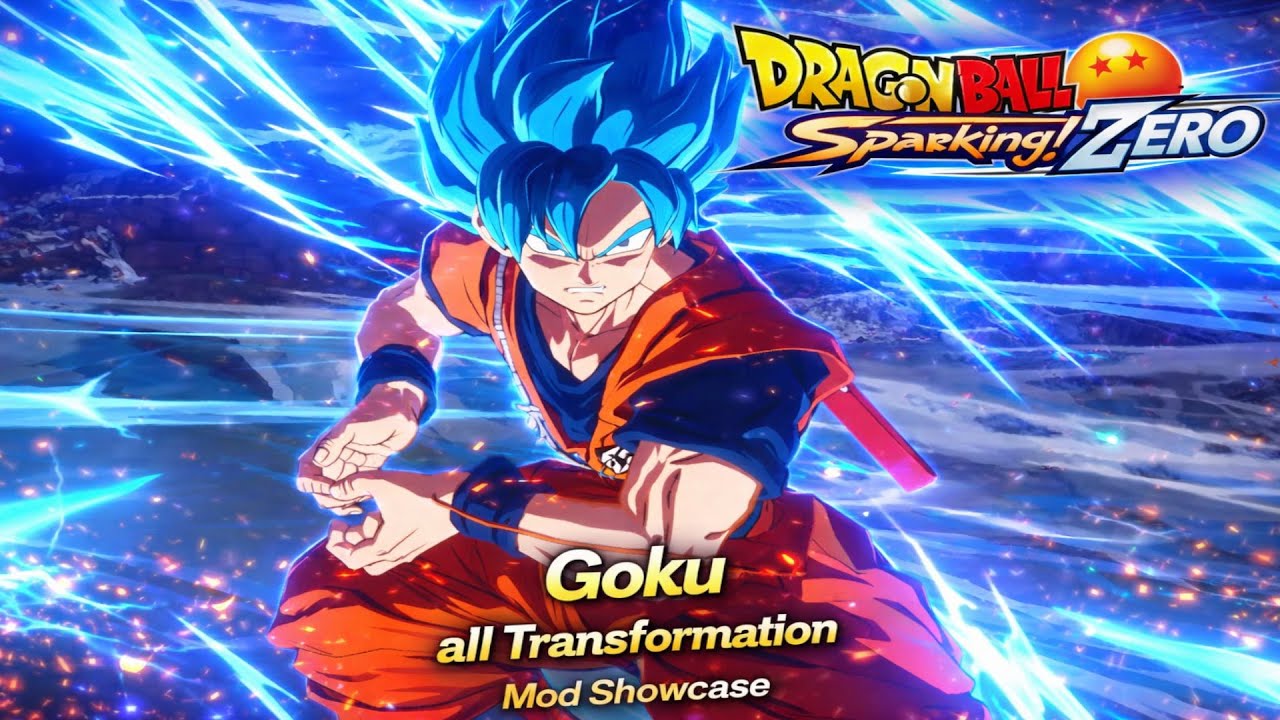 Dragonball Sparking Zero Goku all Transformation Mod