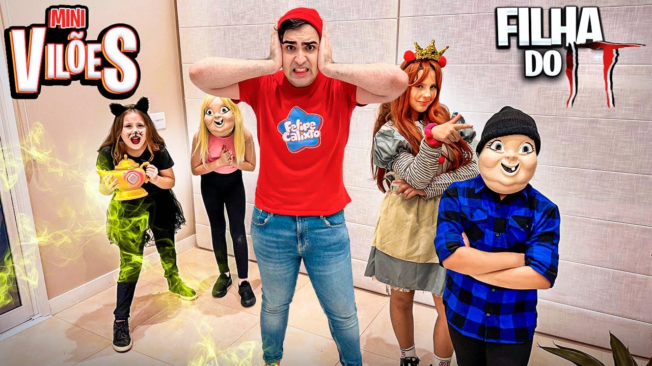 TODOS OS FILHOS DOS VILÕES SE JUNTARAM PARA SALVAR A ISA FILHA DO IT A COISA QUE VIROU MALVADA !!!
