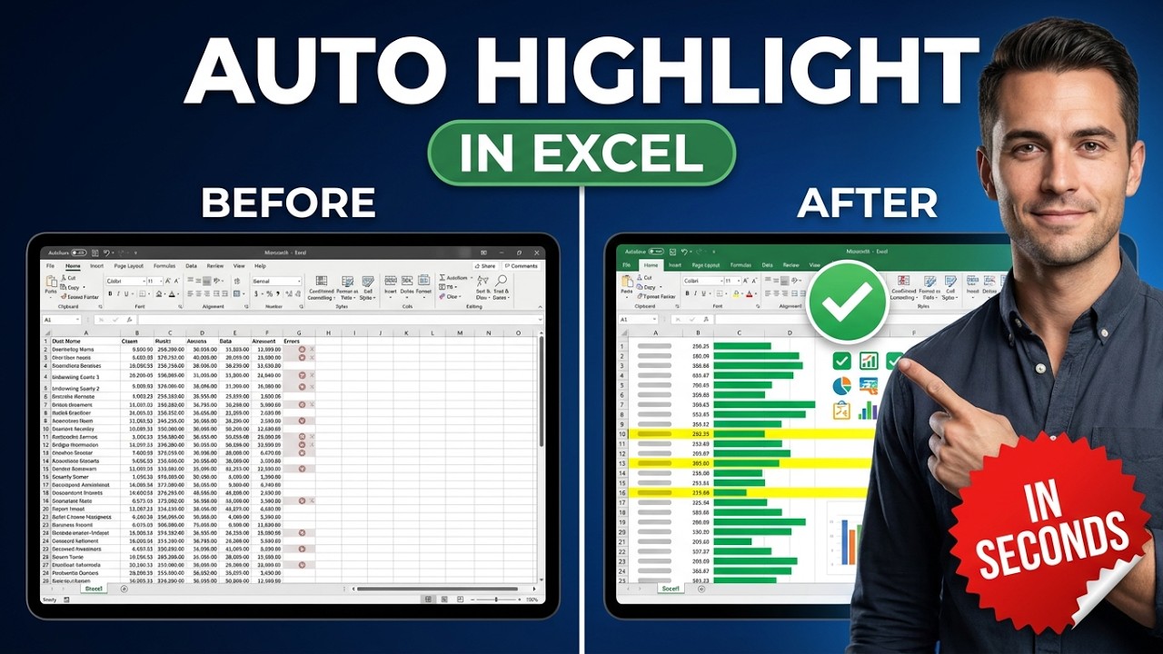 Excel Conditional Formatting Complete Tutorial | Highlight Data Automatically #exceltips