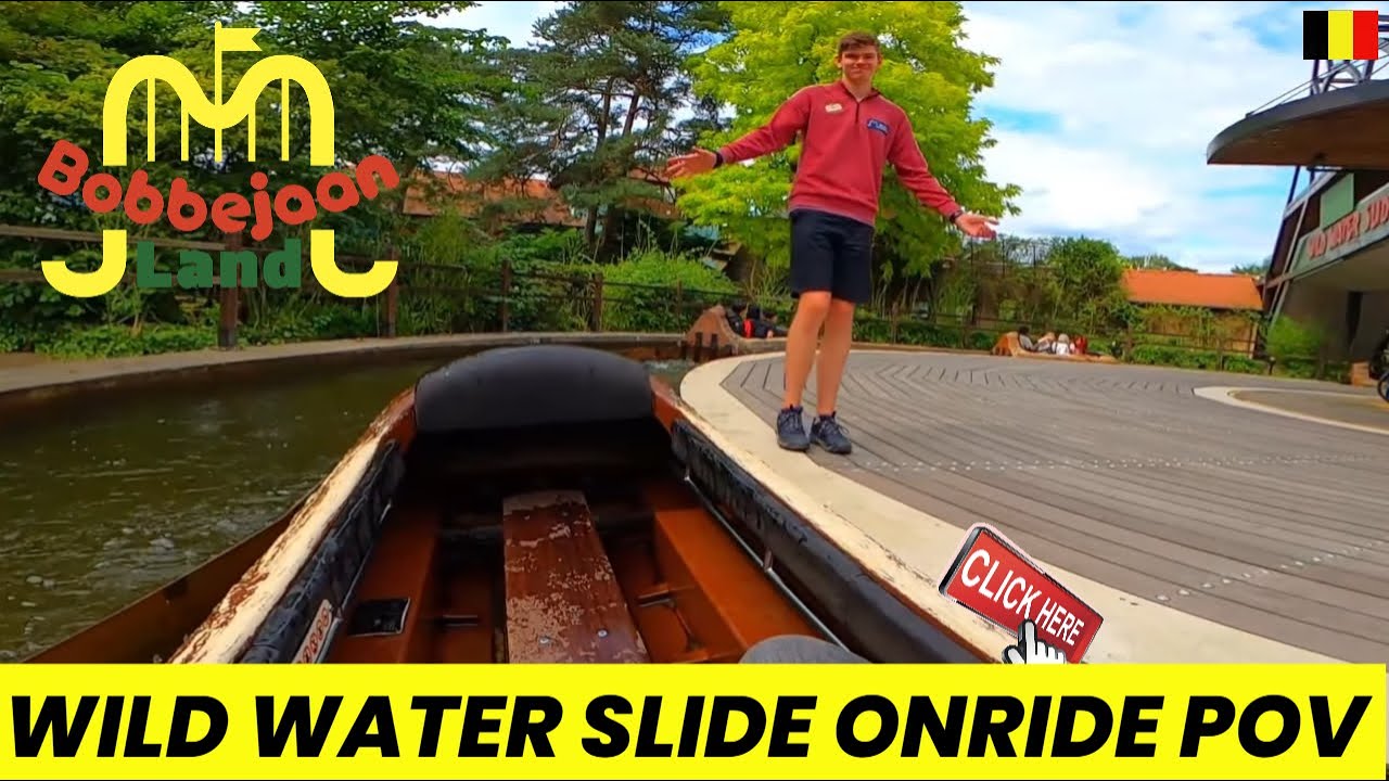 Wildwasser WILD WATER SLIDE: Splash-Tastic Onride POV at Bobbejaanland 2025! 🇧🇪