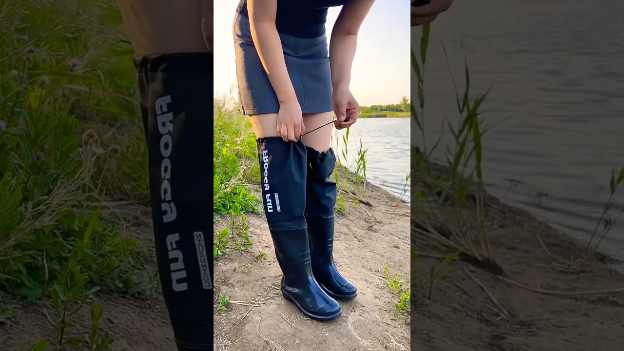 Top-Quality Gumboots for Rainy Days! ☔🧤 #gumboot #rain #rainyday #waterproof #shoes #trending #tech