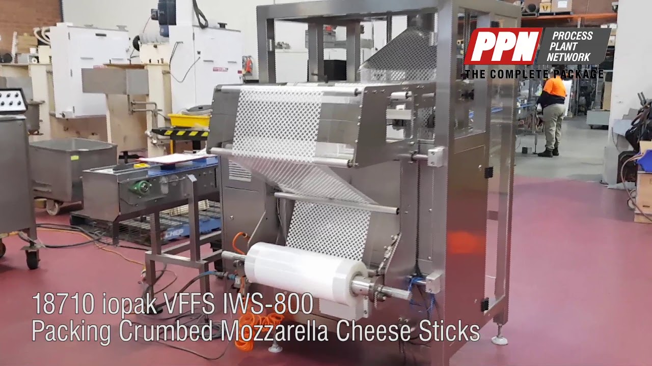 IOPAK VFFS (Servo Driven) with Gusset Device. IWS-800 PVFF18710S