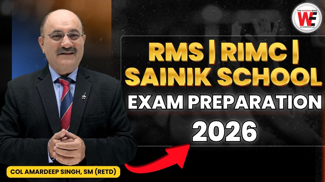 RIMC 2026 Class 8, RMS 2026 and Sainik School 2027 Class 6 and Class 9 Entrance Exam Preparation