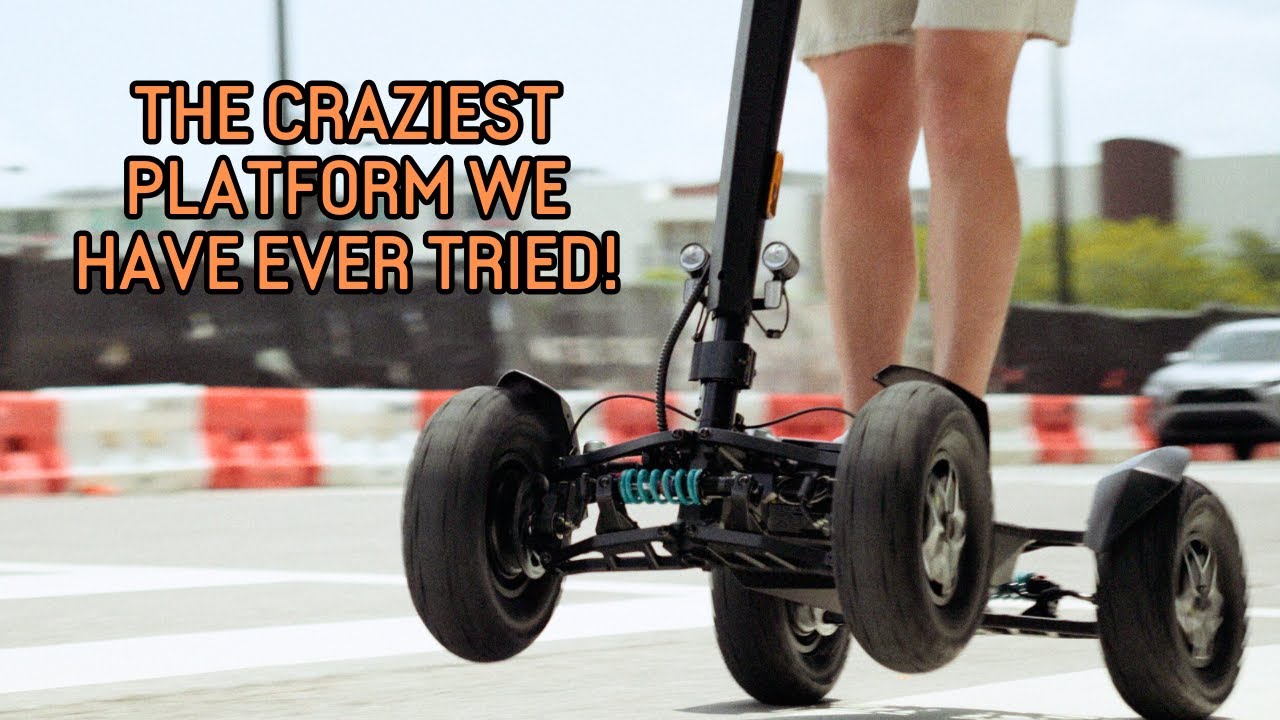 The Craziest Scooter We've Ever Tried! | MIA Four X4 Electric ATV Scooter