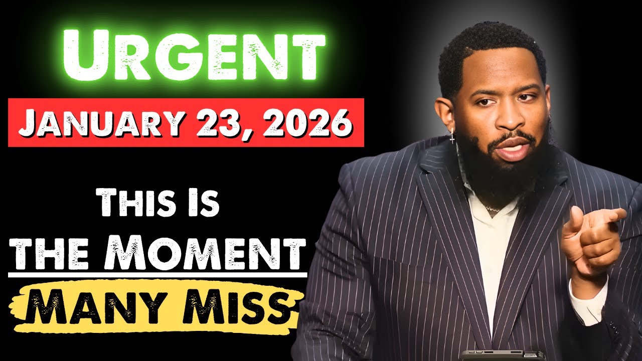 🚨 Urgent – January 23, 2026: Don’t Freeze — Move with God Now | Pastor Mike Jr
