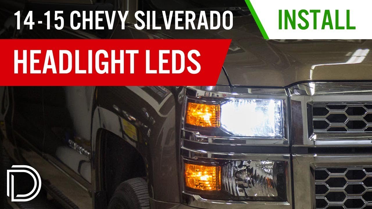 Как установить светодиодные фары Chevrolet Silverado 2014-2015 | Diode Dynamics