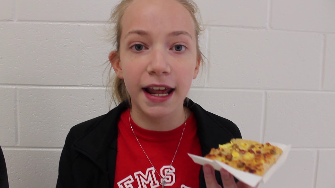 6th graders taste 3 different breakfast pizzas