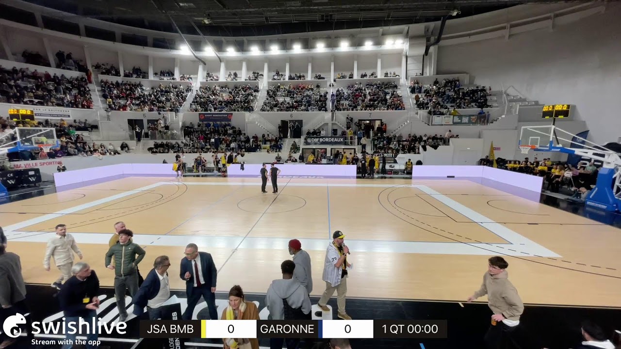 Live propulsé par l'application Swish Live
JSA BMB VS GARONNE