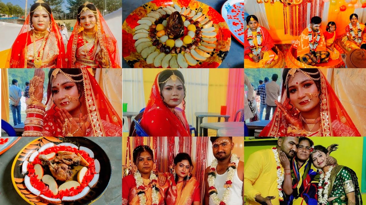 ভাই বোনের গায়ে হলুদের দিনে খুব মজা করলাম  বোনেরা মিলে। বন গেল শ্বশুর বাড়ি। ভাবি এলো স্বামীর বাড়ি 