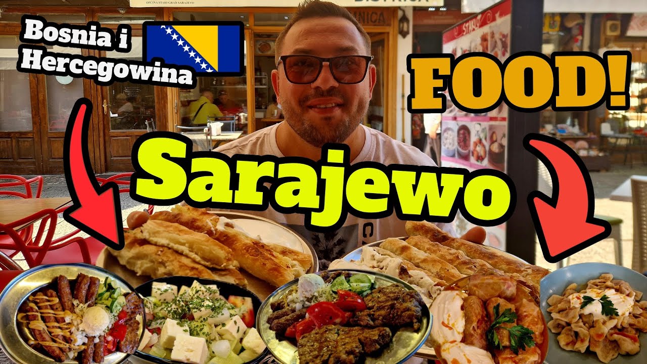 SARAJEWO - RESTAURACJE/JEDZENIE/CENY/ZWIEDZAMY STOLICE! / BOSNIA I HERCEGOWINA W 2024! TESTUJEMY!