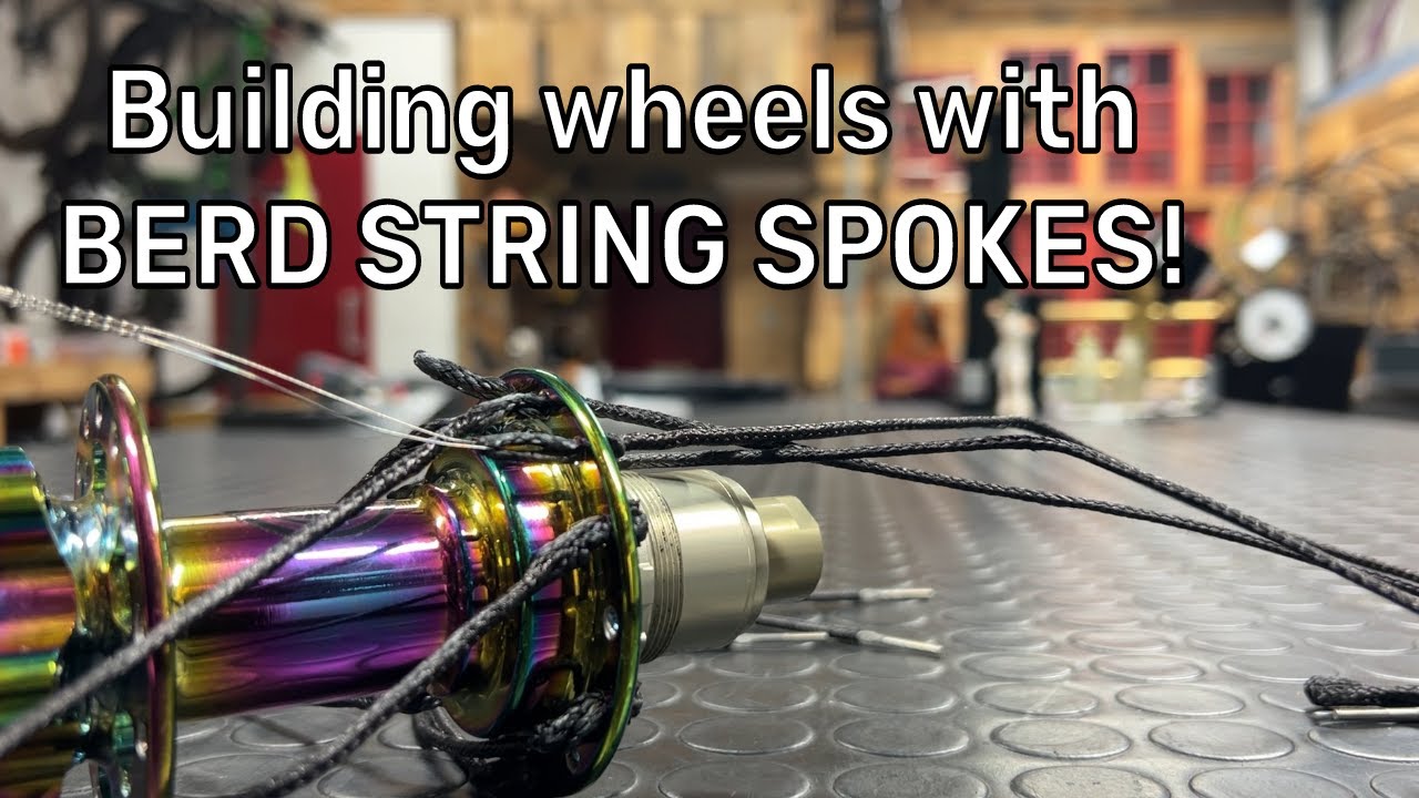 Building wheels with BERD SPOKES.  NEW Berd TALON HUB released!