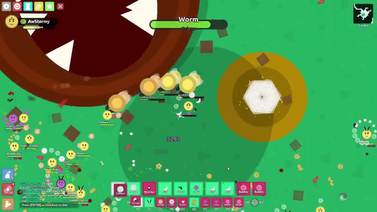 Super Worms + Unique! Florr.io