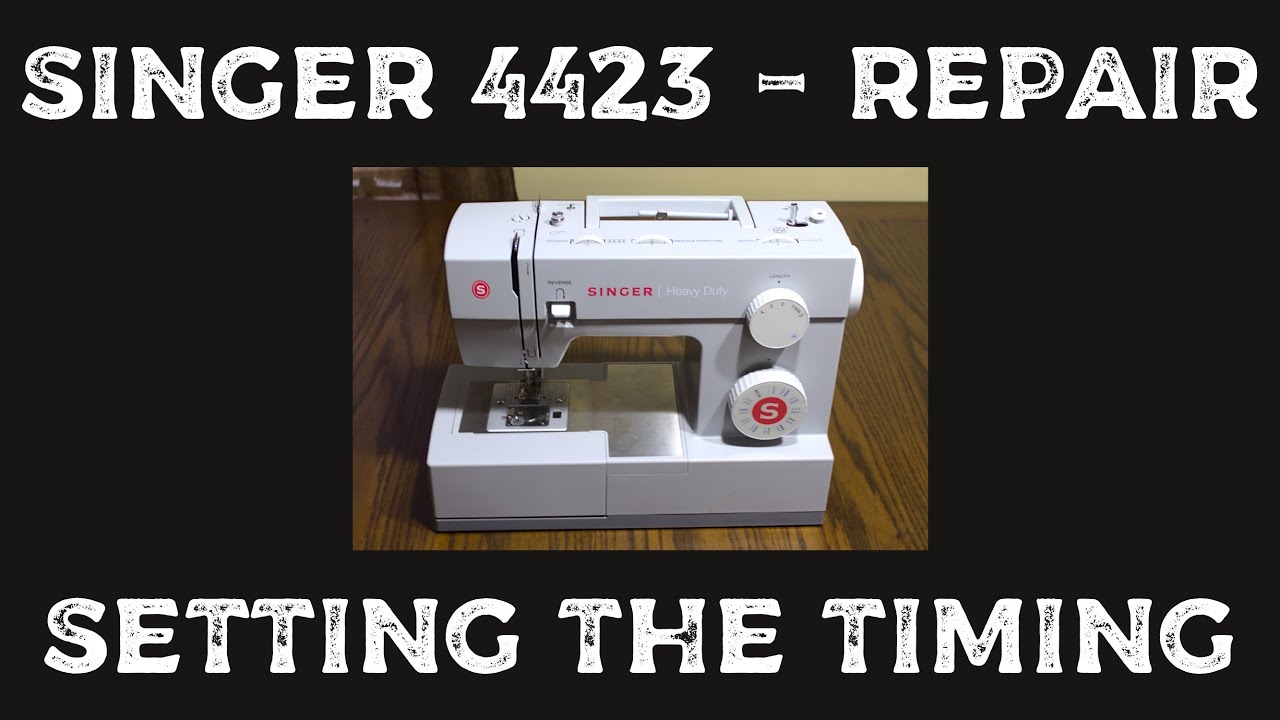 Singer 4423 — Установка времени