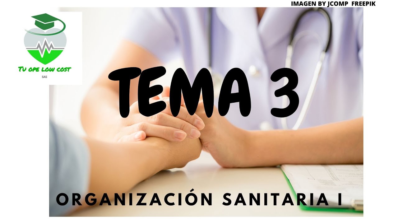 ORGANIZACION SANITARIA I PARTE 3. Temario Común oposiciones SAS