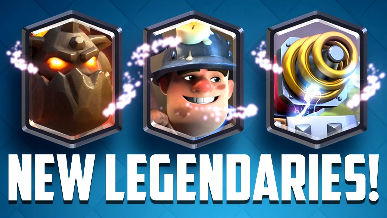 Clash Royale — НОВЫЕ ЛЕГЕНДАРНЫЕ КАРТЫ! Игровой процесс за Спарки, Шахтёра и Адскую Гончую
