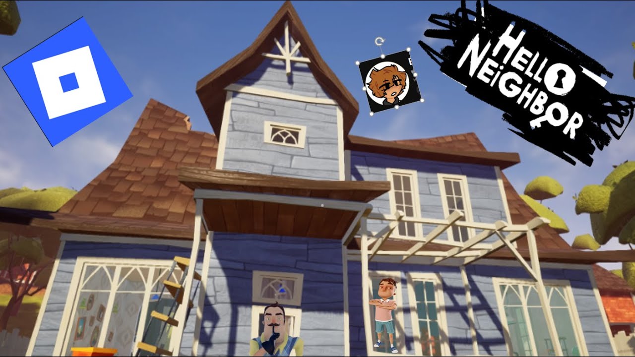 HELLO NEIGHBOR EN ROBLOX  ¿EL VENINO HACE MEWING??