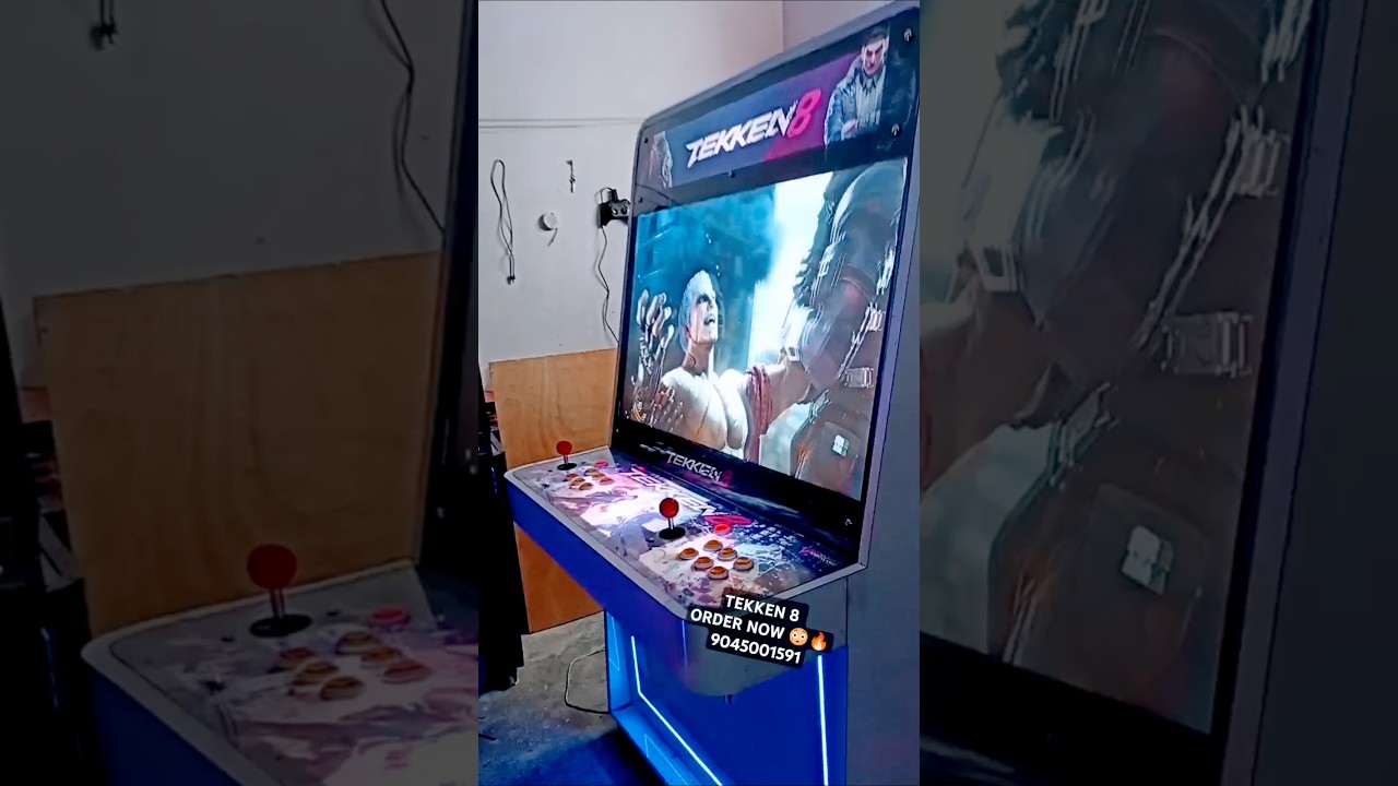 TEKKEN 8 ARCADE VIDEO GAMES MACHINE COIN OPERATED 😳🔥 #tekken3 #tekken8 #arcade