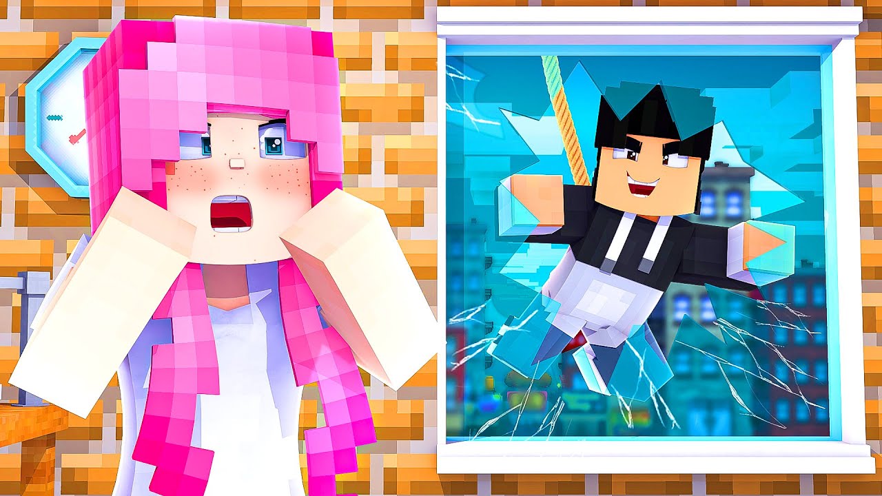 Мой ПАРЕНЬ ИЗ MINECRAFT сломал мою ночёвку?! | Minecraft Roomies