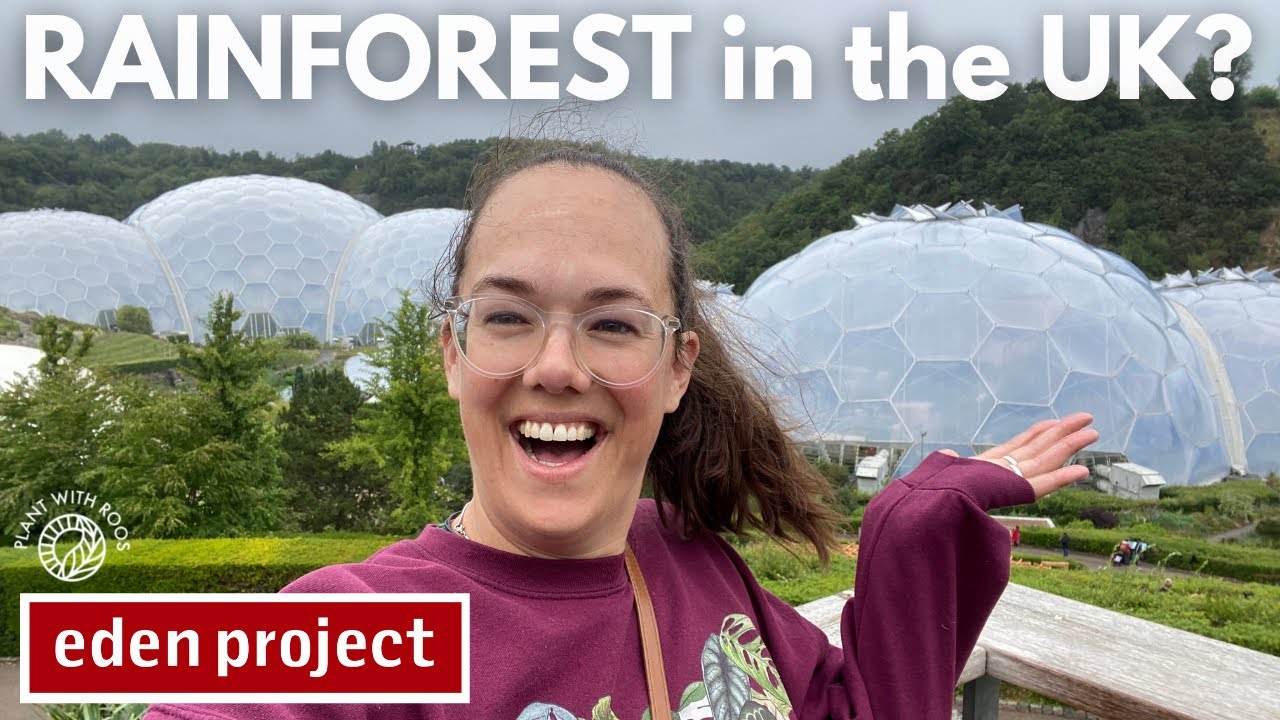 Tropical gardens in a biome? Eden Project Cornwall | Plant with Roos