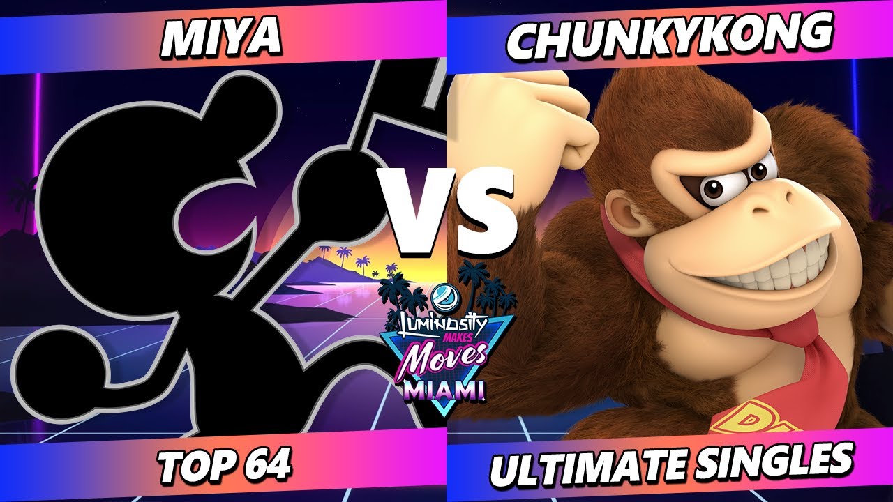 LMM Miami 2024 - Miya (Game & Watch) Vs. ChunkyKong (Donkey Kong) Smash Ultimate - SSBU