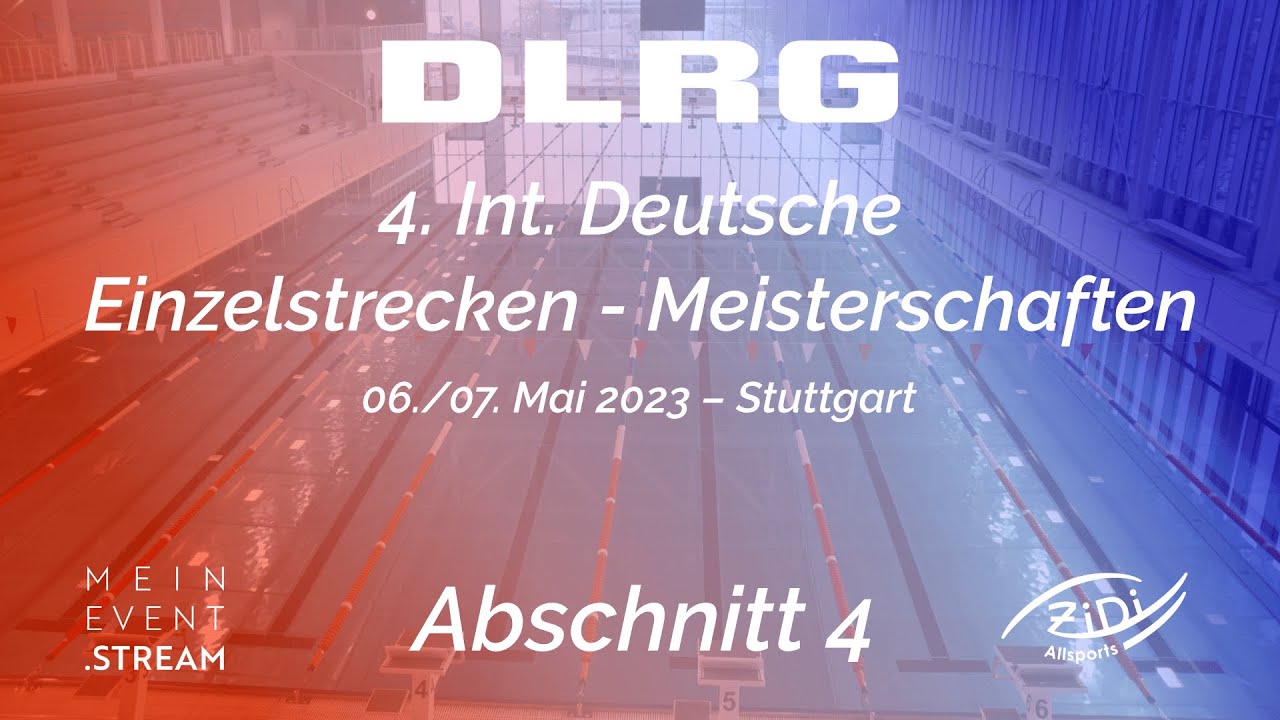 4. Deutsche Einzelstrecken-Meisterschaften im Rettungsschwimmen – Abschnitt 4