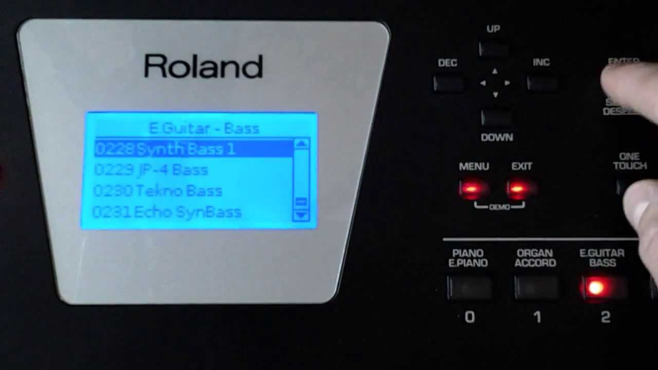 Roland BK-3 - edycja stylu lub utworu MIDI (jakiinstrument.pl)