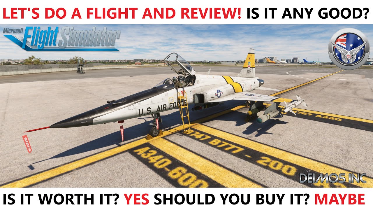 F-5 Tiger II by Deimos Inc - Full Review/Flight - Microsoft Flight Simulator