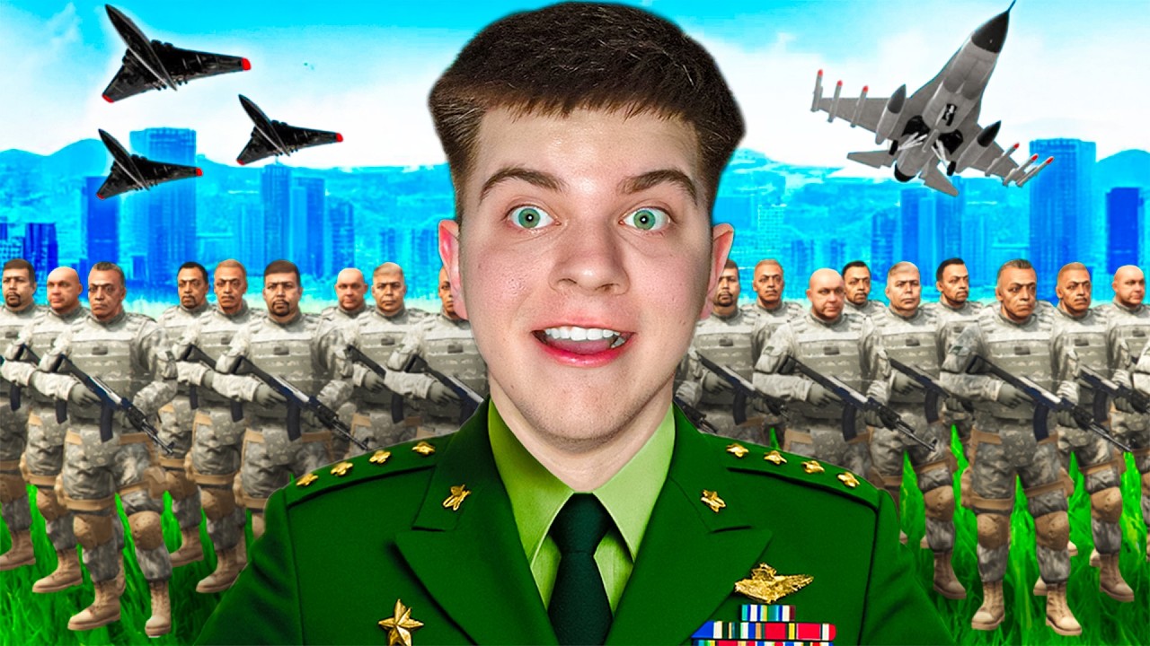 NAPRAVIO SAM SVOJU VOJSKU U GTA 5😲🎖️ *uni&scaron;tio grad*