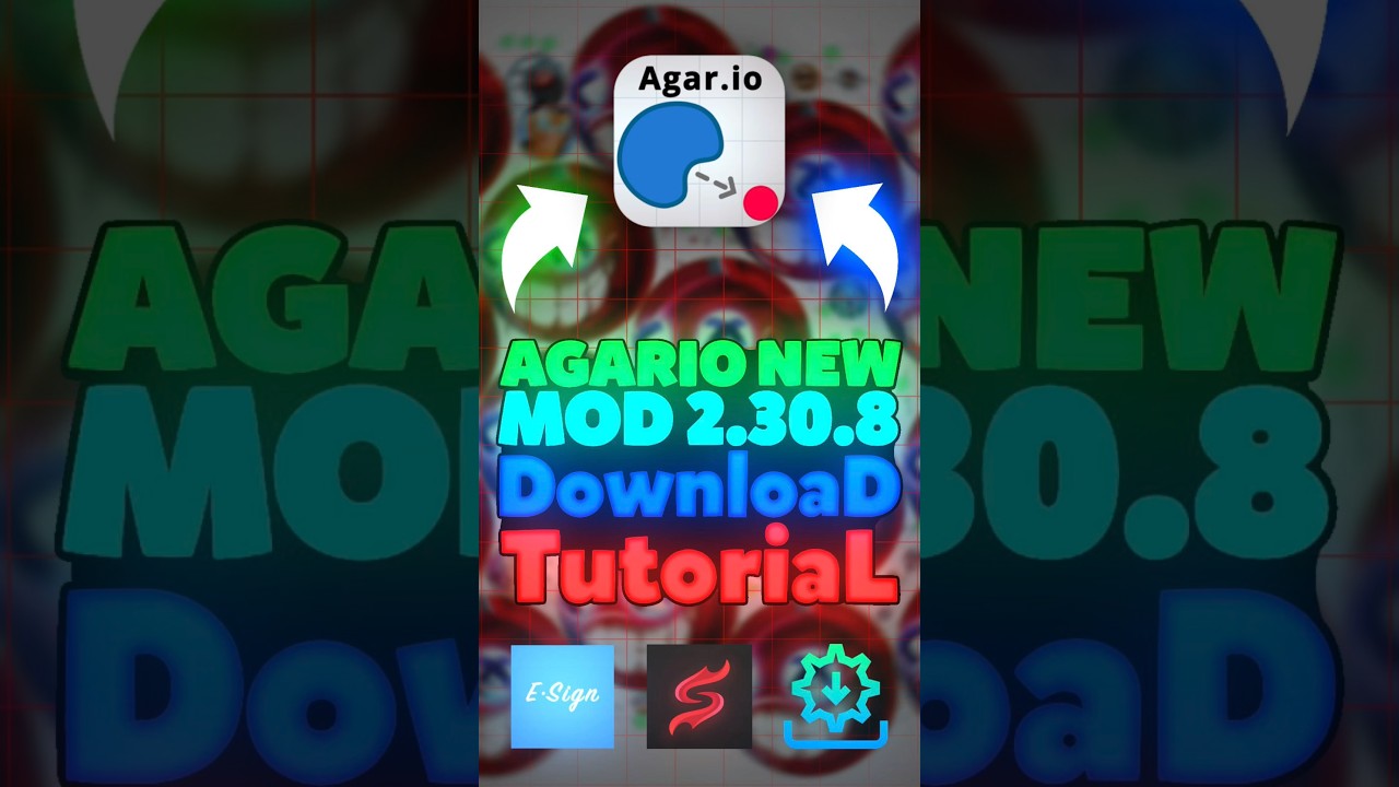 Agario Mod Menu Tutorial ios | how to get macro in agario | agario zoom ios #agario #agariomobile