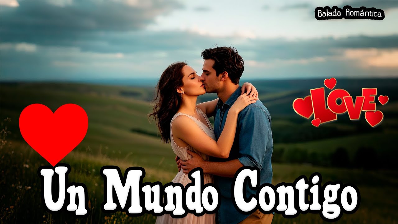 Un Mundo Contigo 🌍💞 Balada Pop Romántica Lo Nuevo 2025 Para Dedicar 💏