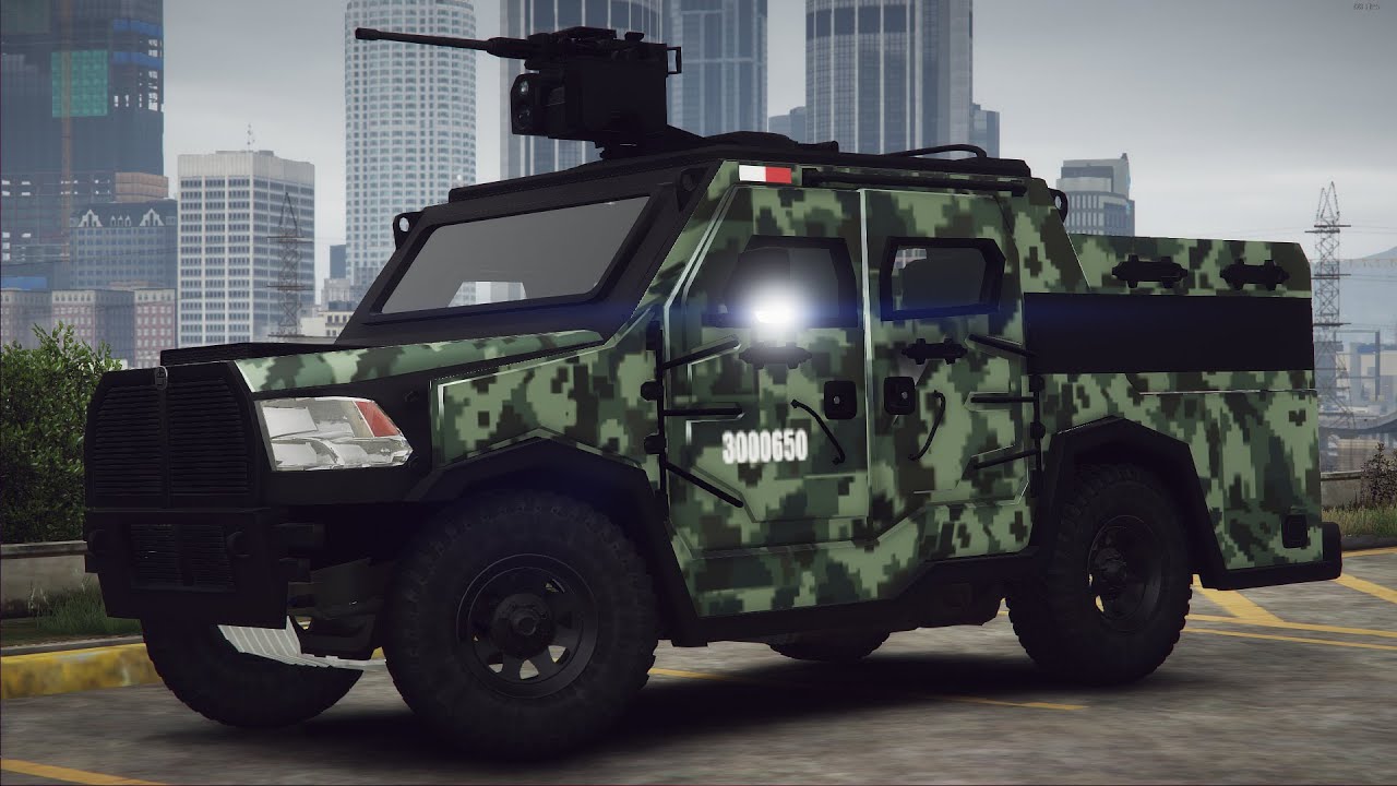 BLINDADO DE LA SEDENA | TOPONES EN LA CIUDAD - TOQUE DE QUEDA | TheAxelGamer - Gta5mods