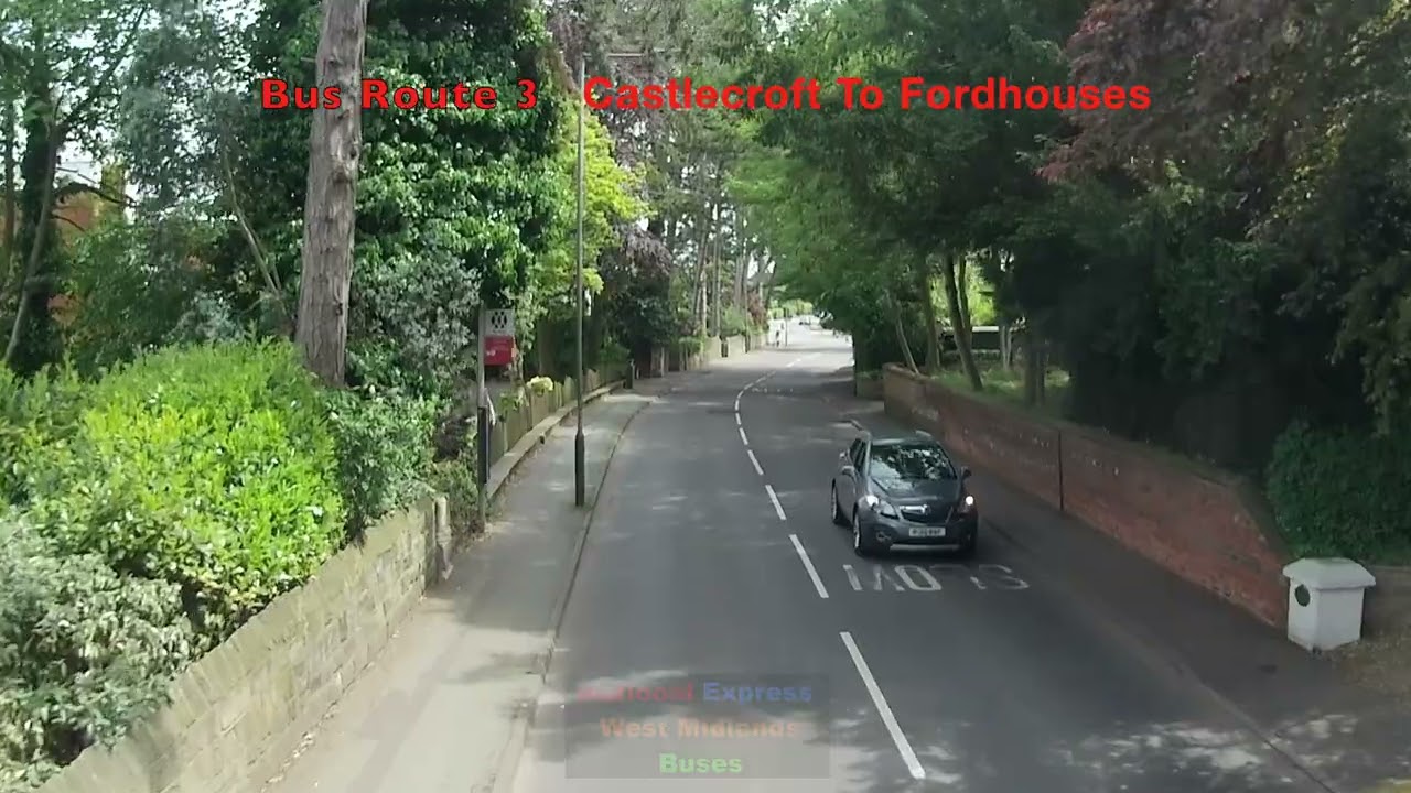 Bus Route 3   Castlecroft To Fordhouses   4K