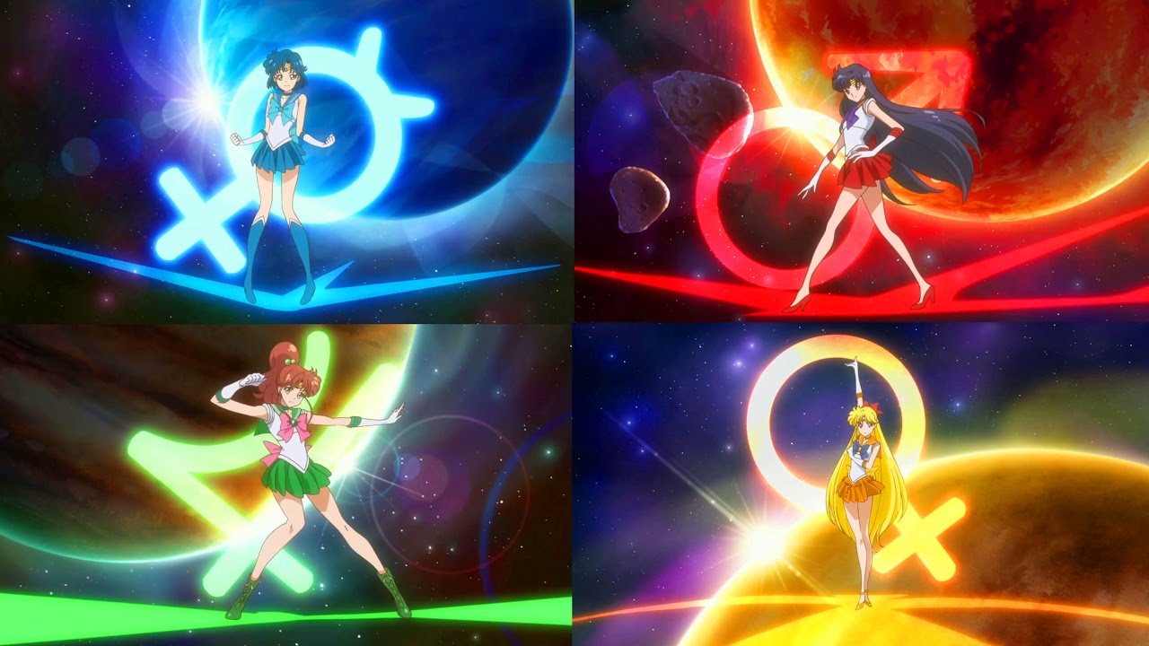 Inner Senshi Group Transformation Sailor Moon Crystal S3 - HD   -FANMADE-
