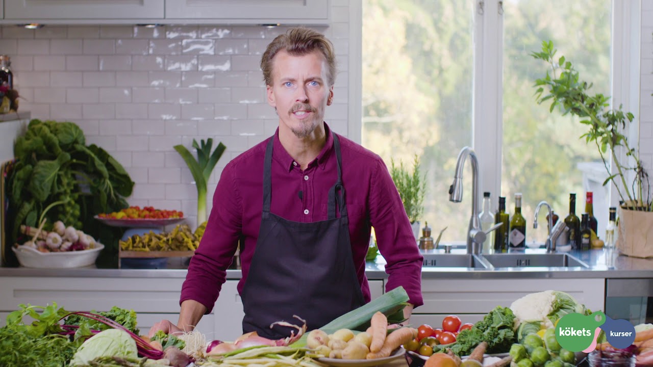 K&ouml;kets kurser - Skapa magi med gr&ouml;nsaker med Paul Svensson - i samarbete med K&ouml;kets kurser