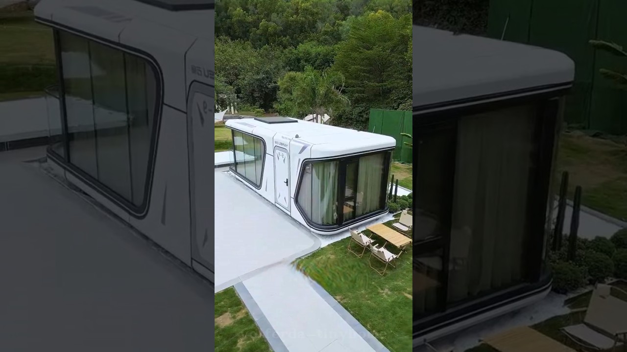 Доступный дом 🏡 Лучше, чем дом Tesla ⁉️ #tinyhome #volferda #airbnb #курорты #tinyhouse #tesla