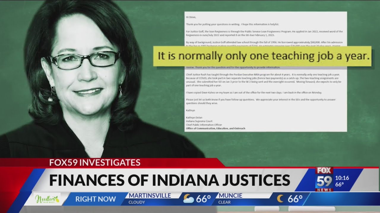 A deeper dive into the finances of Indiana Supreme Court justices