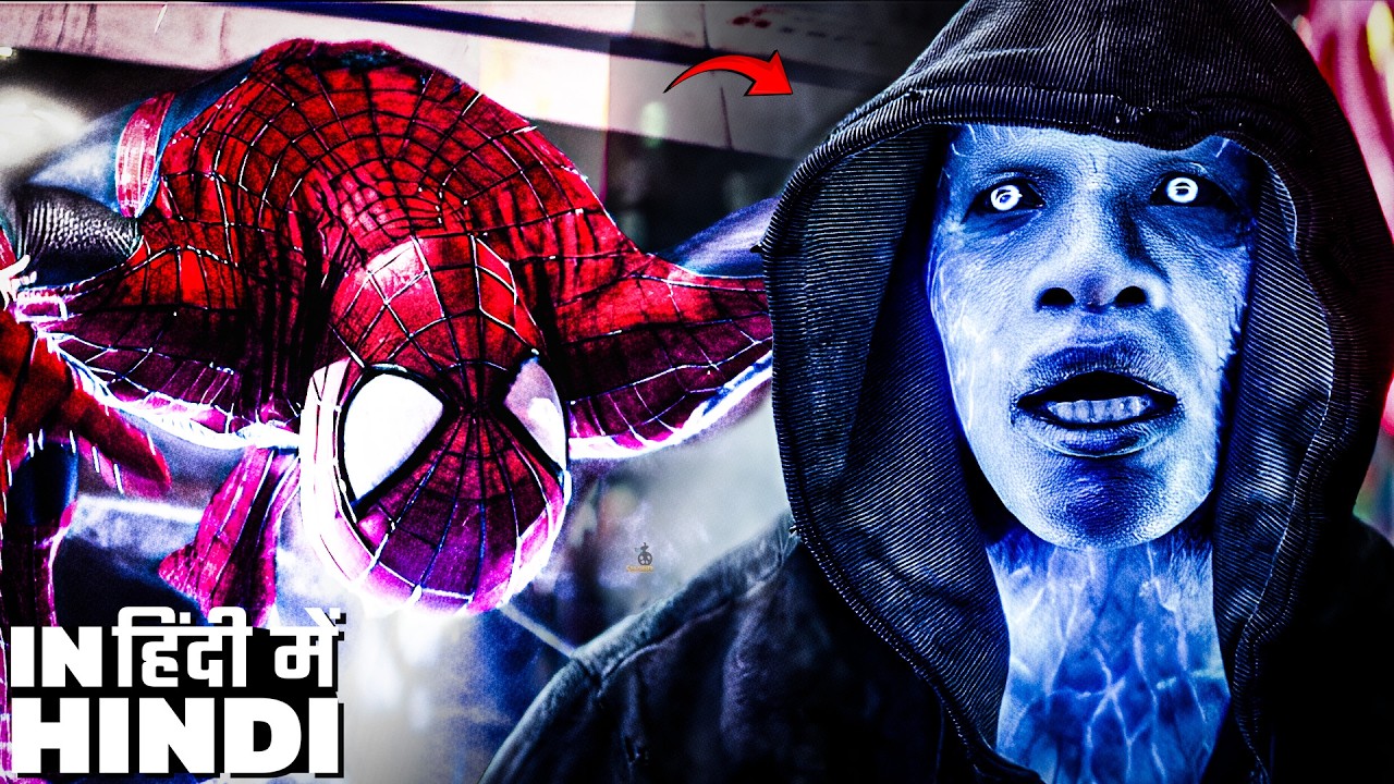 Andrew Garfield vs Electro Times Square Battle | Amazing Spider-Man 2 | Hindi Dub 4k