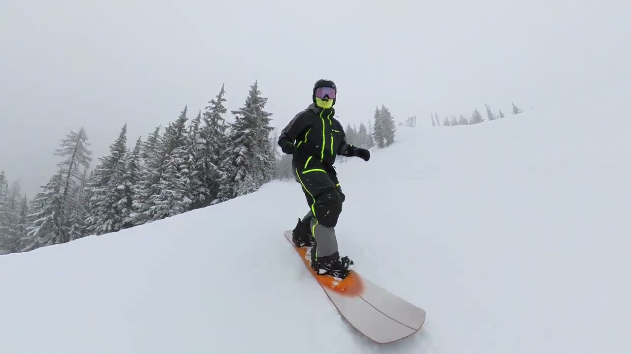 Powder day in  March