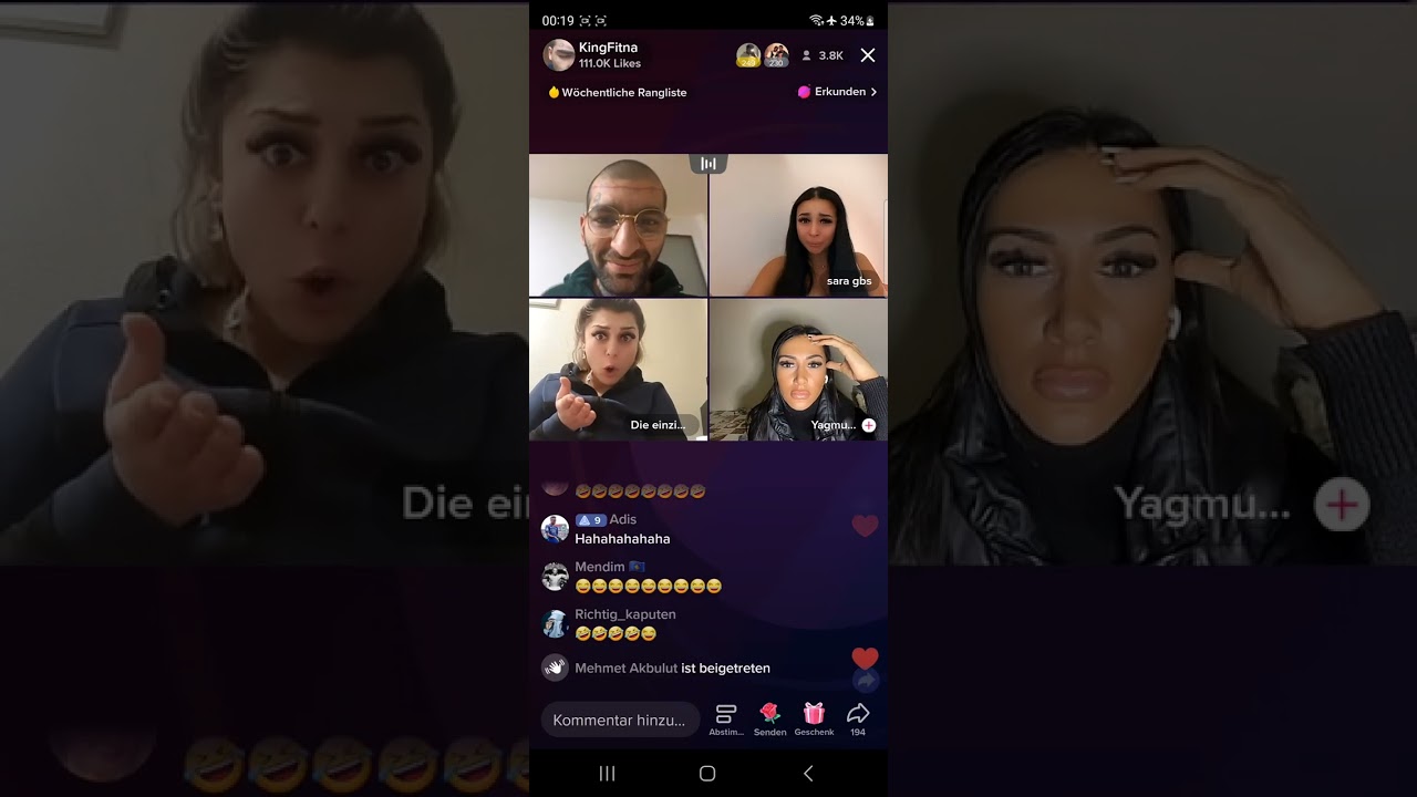 Engelsgesicht 2.1.2023 😂 mit sara gbs & gemüseboy 🤣