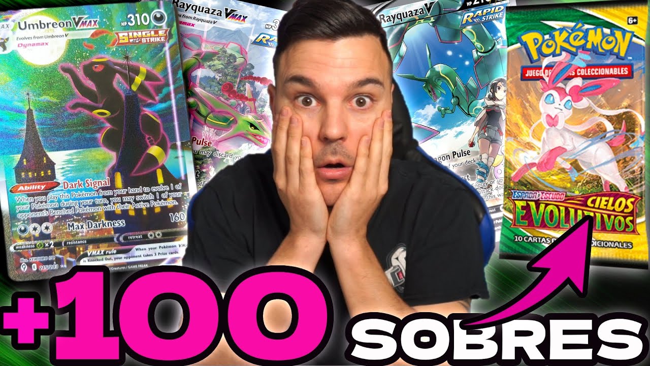 Abro 3 CAJAS de Evolving Skies +100 SOBRES Pokémon TCG