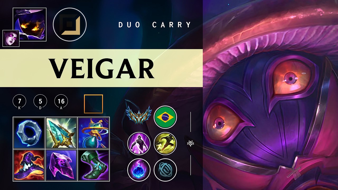 Veigar Carry vs Nilah - BR Challenger Patch 26.03