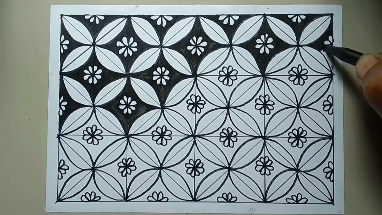 AYO BELAJAR MENGGAMBAR BATIK YANG MUDAH TAPI BAGUS HASILNYA.