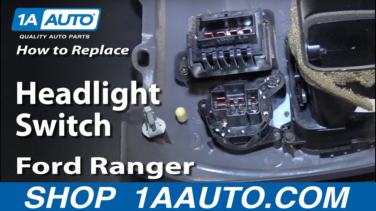 How to Replace Headlight Switch 95-06 Ford Ranger