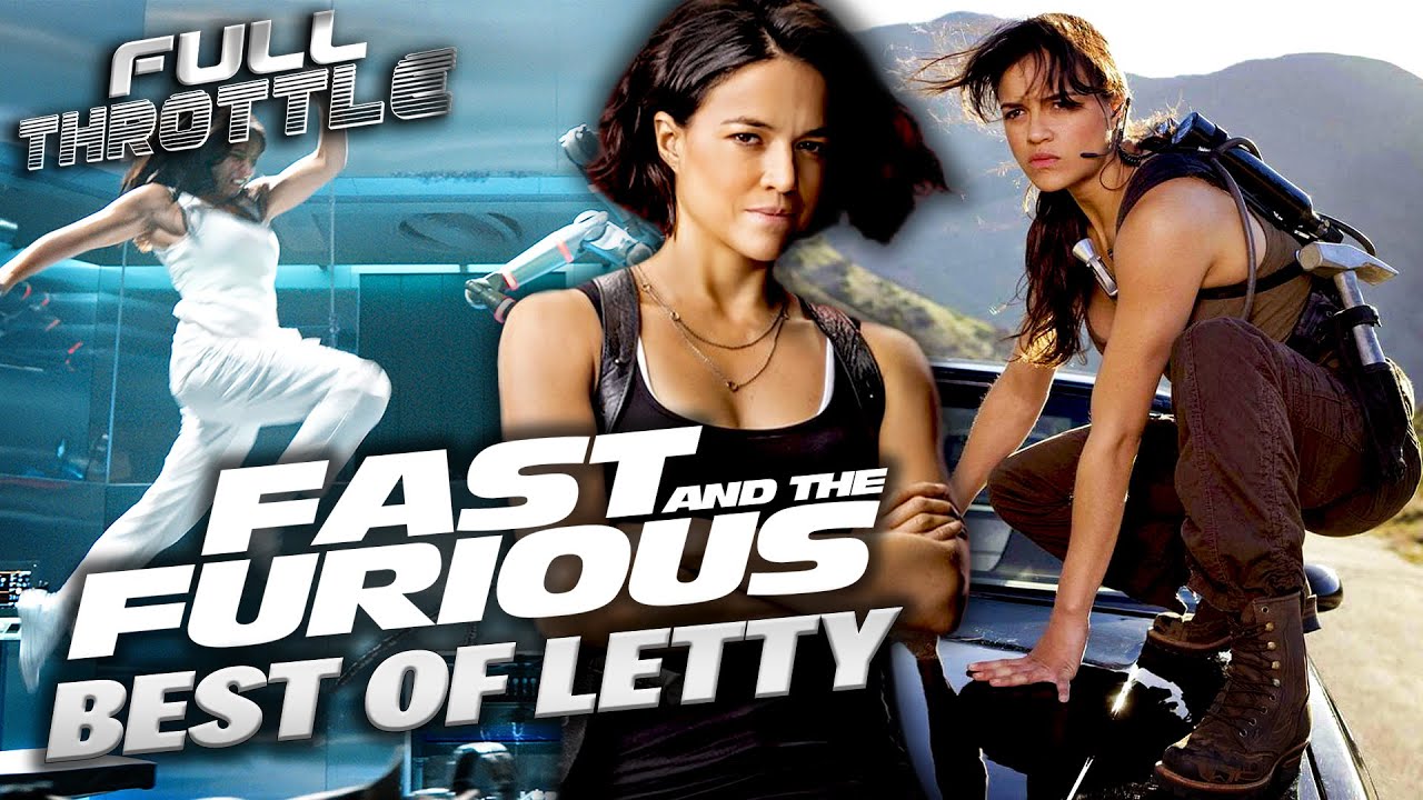 Best Of Letty Ortiz (Michelle Rodriguez) In The Fast & Furious Saga | Full Throttle